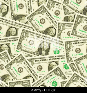 Nahtloser Dollar Hintergrund Stockfoto