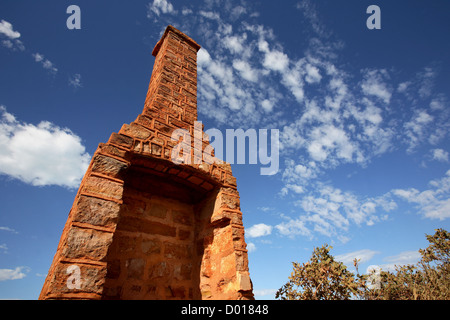 Reste der Leuchtturm Wächter Haus am Gantheaume Point, Broome. Western Australia. Stockfoto