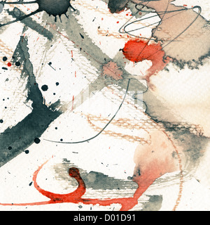 Abstract Grunge Hintergrund, Tinte Textur. Stockfoto
