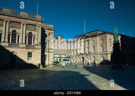 Westen Parliament Square, die Royal Mile, Edinburgh Stockfoto