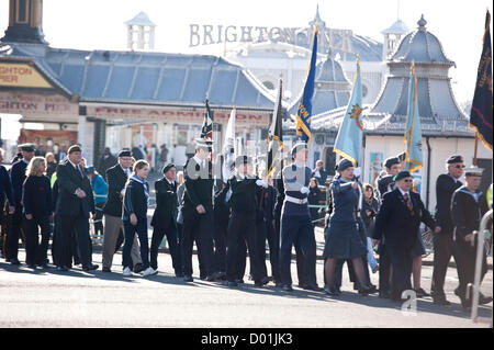 Bild von Darren Cool Remembrance Sunday in Brighton, Sussex, UK. Parade in brighton Stockfoto