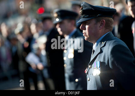 Bild von Darren Cool Remembrance Sunday in Brighton, Sussex, UK. Zeremonie findet statt Stockfoto