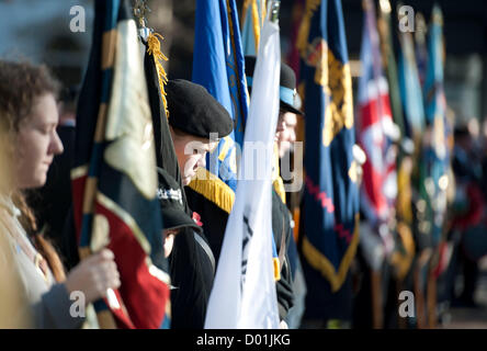 Bild von Darren Cool Remembrance Sunday in Brighton, Sussex, UK. Zeremonie findet statt Stockfoto