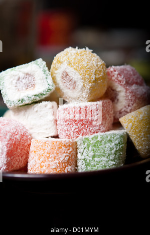 Turkish Delight, lokum Stockfoto