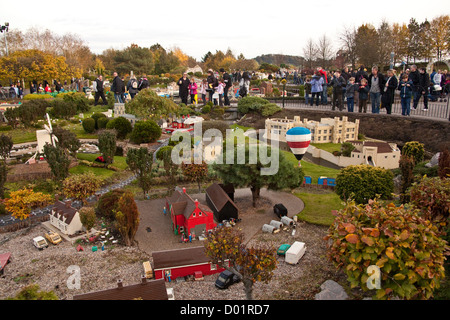 Miniland im Legoland Freizeitpark, Windsor, England, Vereinigtes Königreich. Stockfoto