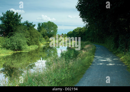 Die Forth & Clyde Canal bei Maryhill, Glasgow Stockfoto