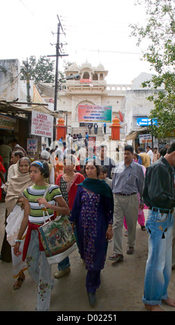 Brahma Tempel Pushkar Rajasthan Indien Stockfoto