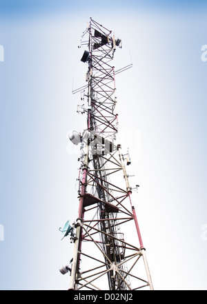 Signal-Pole stand in den Himmel. Stockfoto