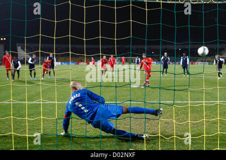 14. November 2012 - Krasnodar, Russland - November 14,2012. Im Bild: USA Fußball-Torhüter Tim Howard bei dem freundlichen match Vs Russland in Krasnodar Stadt Russlands. (Kredit-Bild: © PhotoXpress/ZUMAPRESS.com) Stockfoto