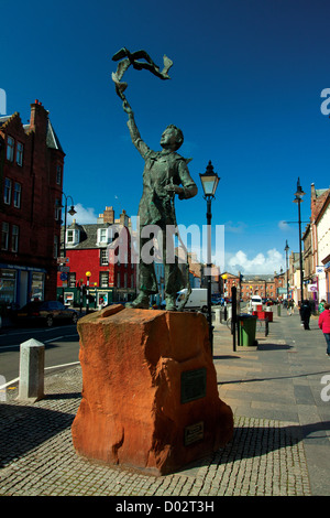 Statue von John Muir, Dunbar, East Lothian Stockfoto