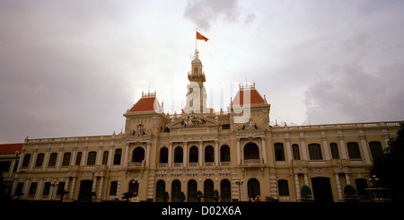 Rathaus Hotel De Ville in Saigon Ho Chi Minh Stadt in Vietnam in Fernost Südostasien. Architektur Gebäude Geschichte Wanderlust Travel Stockfoto