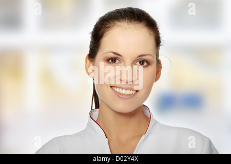 Junge Ärztin oder Krankenschwester Stockfoto