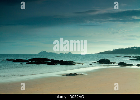 Fidra Leuchtturm in der Nähe von Yellowcraigs, East Lothian Stockfoto