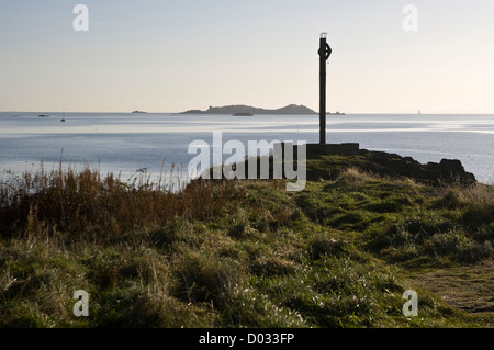 Downing Punkt in Dalgety Bay entlang der Küste von Fife, Schottland Stockfoto