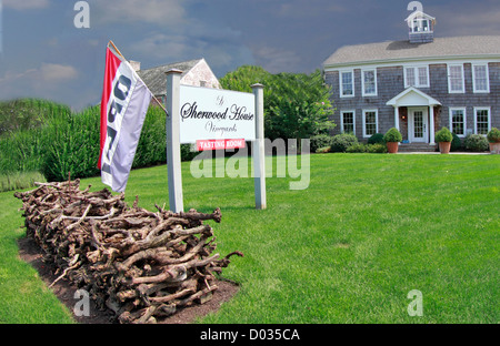 Sherwood Haus Weingut Nordgabel des Long Island New York Stockfoto