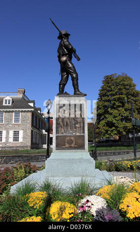 Spanisch-amerikanischer Krieg-Denkmal im Philipse Manor Historic Site Larkin Plaza Yonkers New York Stockfoto