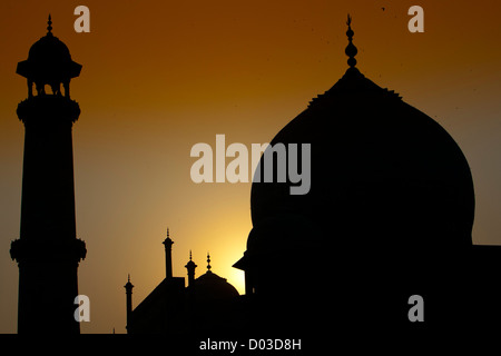 Taj Mahal-Mausoleum Agra Uttar Pradesh, Indien Stockfoto