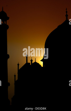 Taj Mahal-Mausoleum Agra Uttar Pradesh, Indien Stockfoto