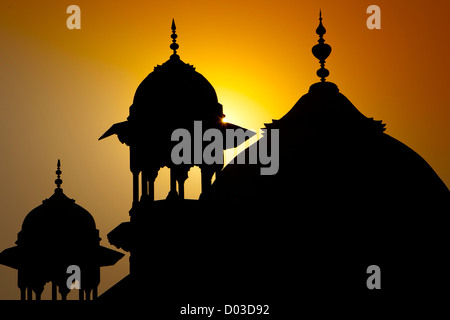 Taj Mahal-Mausoleum Agra Uttar Pradesh, Indien Stockfoto