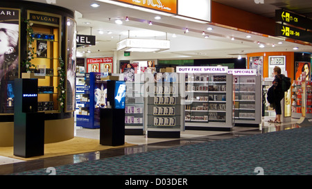 Duty free-Shops Singapore Changi International Airport Stockfoto