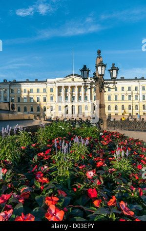 Der Universität Helsinki in Senatsplatz, Helsinki, Finnland Stockfoto