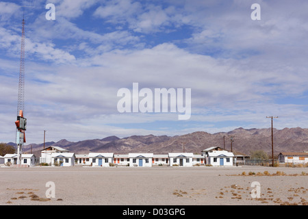 Amboy, Kalifornien, Vereinigte Staaten von Amerika. Route 66 Stockfoto