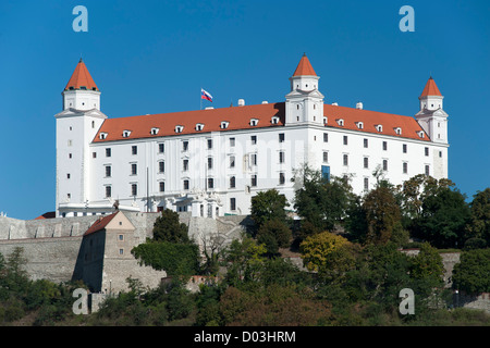 Burg von Bratislava in Bratislava, die Hauptstadt der Slowakei. Stockfoto