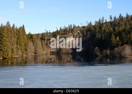 Frühling in Telemark, Süd-Norwegen. Stockfoto