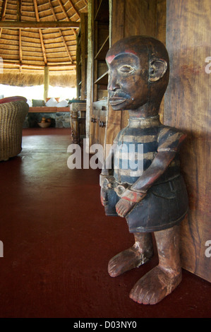 Holzstatue. Uganda, Afrika. Stockfoto
