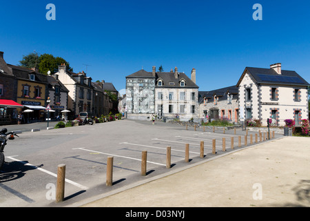 La Gacilly ist gleichbedeutend mit der späten Yves Rocher, die erstellt und lief seine Kosmetik-Imperium in diesem charmanten Dorf von Morbihan. Stockfoto