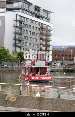 Brayford Belle drehen in Brayford Pool Lincoln, Lincolnshire, England, UK Stockfoto