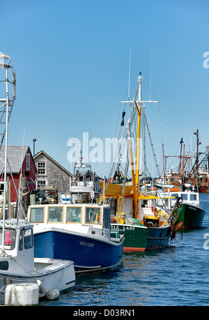 Malerischen Fischerdorf Dorf von Menemsha, Chilmark, Martha's Vineyard, Massachusetts Stockfoto