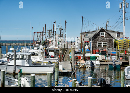 Malerischen Fischerdorf Dorf von Menemsha, Chilmark, Martha's Vineyard, Massachusetts Stockfoto