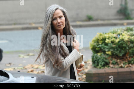 KOO KOO STARK STARK kommt bei Gericht angeklagt des DIEBSTAHLS eine Malerei £40 000 LONDON ENGLAND UK 16. November 2012 Stockfoto