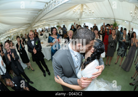 Hochzeitsfeier, Florenz, Toskana, Italien Stockfoto