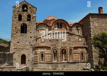 Griechenland. Mystras. Die Kathedrale oder Metropolitan Kirche des Agios Dhimitrios. Stockfoto