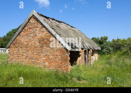 Fischerhaus am Strand Stockfoto