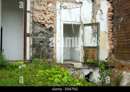 Eingang zu einer Ruine in Eisenach Stockfoto