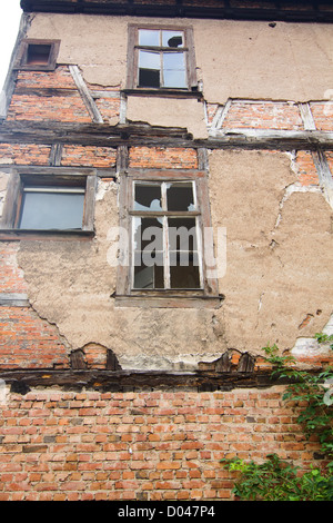 Fenster in einer Ruine in Eisenach Stockfoto