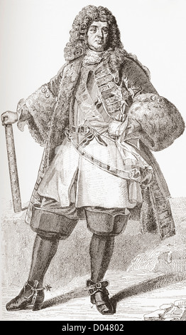 François de Neufville, 2ème Duc de Villeroy, 1644 –1730. Französischer Soldat. Stockfoto