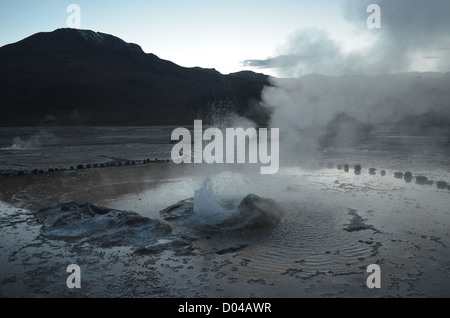 El Tatio Geysire, Atacama-wüste, Chile Stockfoto