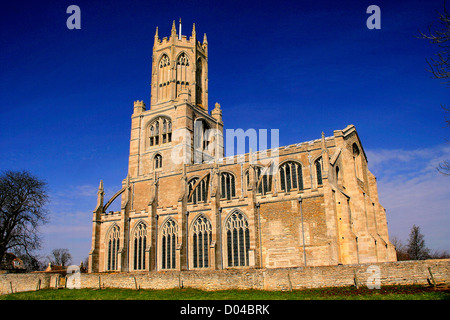 St Mary und all Saints Church, Fotheringhay, Northamptonshire, England; Großbritannien; UK Stockfoto