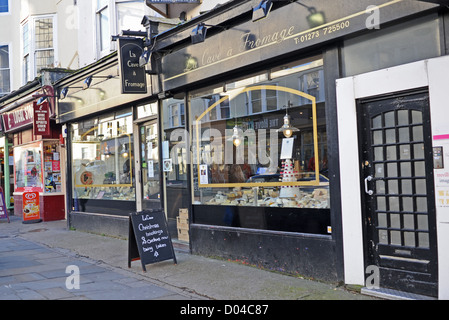 La Cave a Fromage das berühmte Käseladen in Hove Brighton East Sussex UK (jetzt geschlossen) Stockfoto