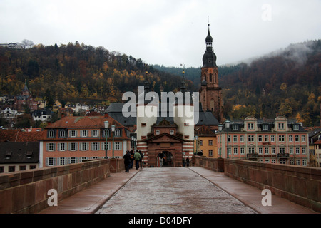 Heidelberg-Brücke in Deutschland Stockfoto