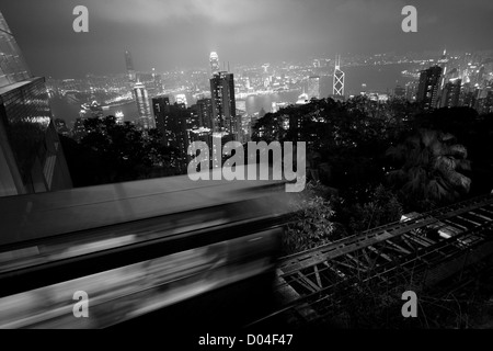 Peak Tram, Hong Kong Stockfoto