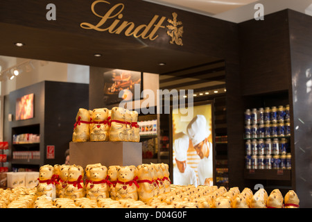 Der neu eröffnete Lindt Chocolate Boutique im berühmten Schönbrunn am 4. Oktober 2012 in Wien, Österreich. Stockfoto