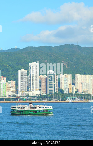 Star Ferry in Hongkong. Es ist eine der ältesten Transport Stockfoto