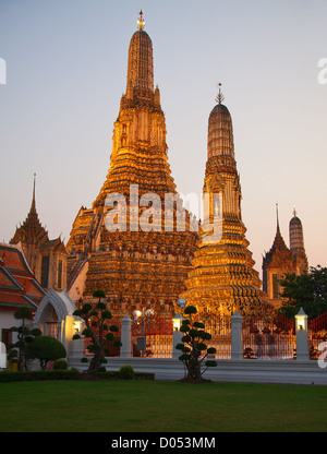 Prang des Wat Arun, Bangkok, Thailand Stockfoto