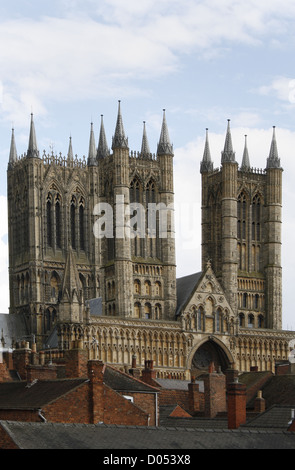 Kathedrale von Lincoln Lincoln, Lincolnshire, England, UK Stockfoto
