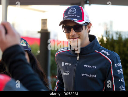 Brasilianische Fahrer Bruno Senna von Williams F1 F1 USA Grand Prix Circuit of the Americas in Austin Texas Stockfoto